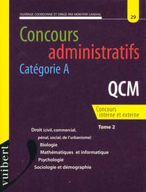 Concours administratifs categorie a n.29 q.c.m t.2