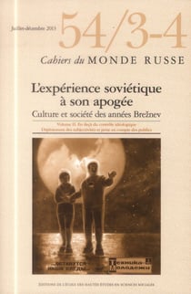 Cahiers du monde russe et soviétique n.54 : 3-4 - au-delà du brejnévisme