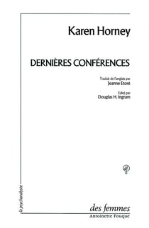 Dernières conférences