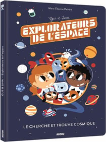 Gus et Lina explorateurs de l'espace - le cherche et trouve cosmique