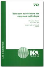 Techniques et utilisation des marqueurs moléculaires