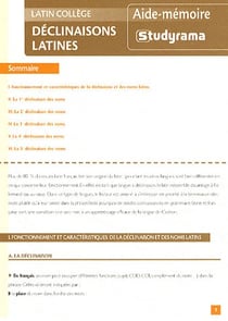 Déclinaisons latines