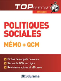 Politiques sociales - mémo + QCM (édition 2018)
