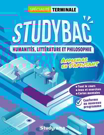Studybac : humanites, littérature, philosophie terminale - spécialité