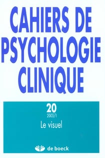 Cahiers de psychologie clinique 