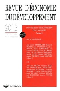 Revue d'économie du développement n.4