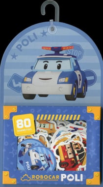 Robocar Poli : 80 gommettes - Poli