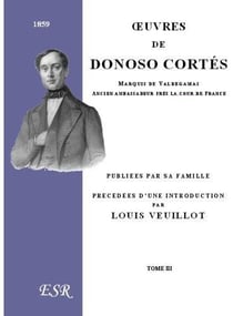 Oeuvres de donoso cortes
