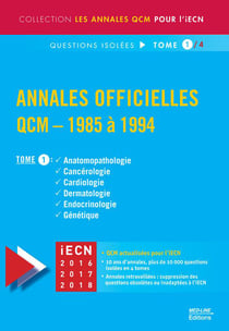 Annales officielles - QCM (édition 1985/1994) Tome 1