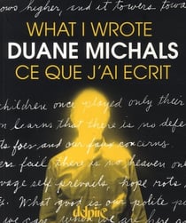 What i wrote / ce que j'ai écrit