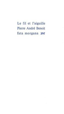 Le fil et l'aiguille
