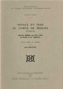 Voyage en Inde du comte de Modave (1773-1776) - nouveaux mémoires sur l'état actuel du Bengale...