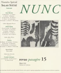 Revue nunc n.15 : Salah Stétié
