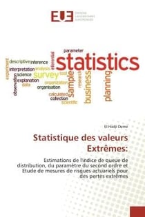 Statistique des valeurs Extrêmes: : Estimations de l'indice de queue de distribution, du paramètre du second ordre et Etude de mesures