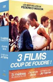 Best-sellers de Federico Moccia: 3 mètres au-dessus du ciel + J'ai envie de toi + J'ai failli te dire je t'aime