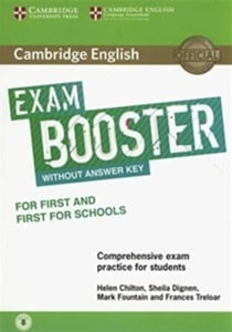 Cambridge english exam booster for first and first for schools without answer key with audio