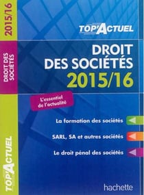 Top'actuel - droit des sociétés (édition 2015/2016)