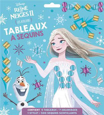 Les ateliers disney - la reine des neiges 2 - tableaux à sequins