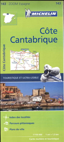 Cartes Zoom n.143 : Côte Cantabrique