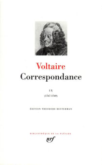 Correspondance Tome 9 - juillet 1767 - septembre 1769