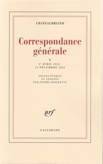 Correspondance générale t.5
