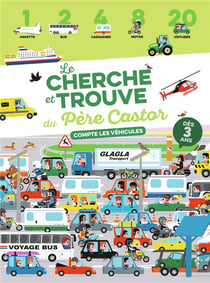 Le cherche et trouve du Père Castor - compte les véhicules