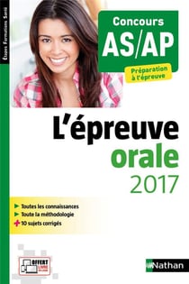 Concours AS/AP - l'épreuve orale 2017