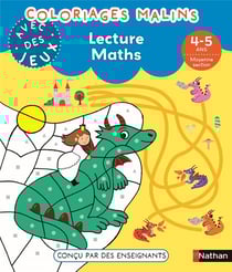 Coloriages malins avec des jeux - Lecture Maths 4-5 ans MS