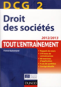 DCG 2 - droit des sociétés - tout l'entraînement (5e édition)