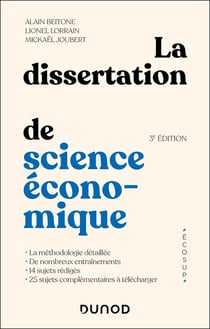 La dissertation de science économique - 3e éd.