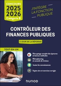 Concours Contrôleur des finances publiques - Tout-en-un (édition 2025/2026)