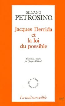 Jacques Derrida et la loi du possible