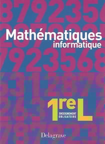 Maths informatique - 1ere l - enseignement obligatoire - eleve