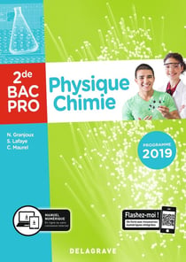 Physique-chimie - 2de bac pro - pochette de l'élève (édition 2019)