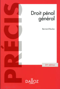 Droit pénal général (25e édition)