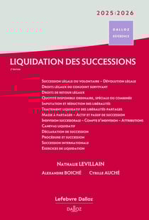 Liquidation des successions (édition 2025/2026)