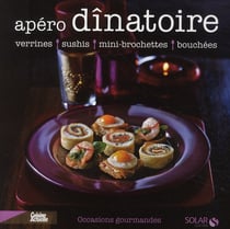 Apéro dînatoire - verrines, sushis, mini-brochettes, bouchées
