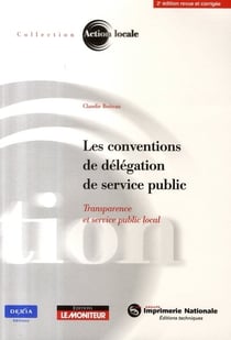 Les conventions de délégation de service public