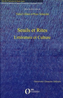 Seuils et rites - littérature et culture