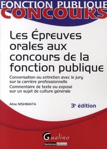 Les épreuves orales aux concours de la fonction publique