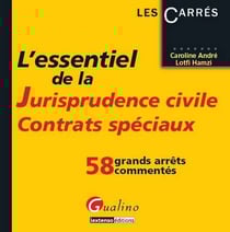 L'essentiel de la jurisprudence civile - contrats spéciaux - 58 grands arrêts commentés (2e édition)