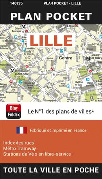Lille : plan pocket (édition 2023)