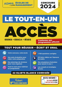 Le tout-en-un accès : 20 sujets blancs - Écrits et oraux - Concours 2024
