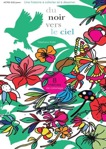 Du noir vers le ciel - 8 mètres de coloriage !