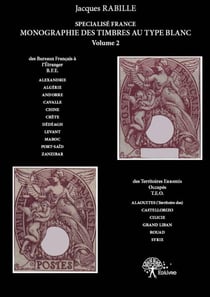 Monographie des timbres au type blanc t.2 - des bureaux français à l'étranger ( b.f.e.) et des territoires ennemis occupés