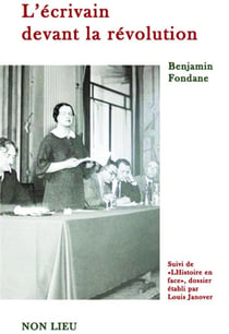 L'écrivain devant la révolution