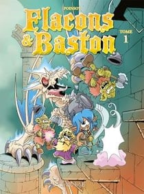 FLACONS ET BASTON T01