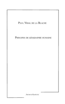 Principes de géographie humaine