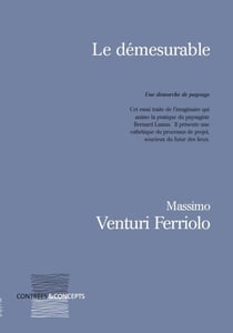 Le démesurable - une démarche de paysage