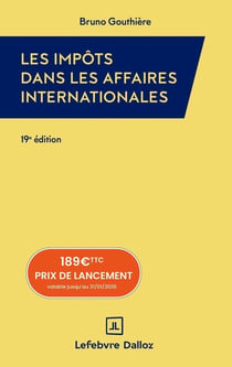 Impôts dans les affaires internationales (édition 2026)